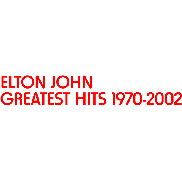 Elton John 'Greatest Hits 1970-2002'